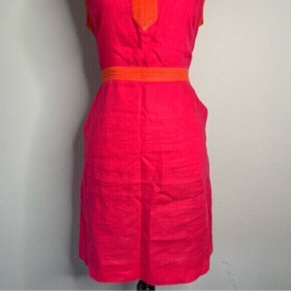 Boden Red and Orange Mini Dress - Picture 7 of 15